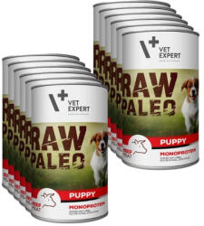 VetExpert VETEXPERT Raw Paleo Puppy Beef 12x400 g