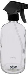 5five Simple Smart Spray flakon, 55 Simply Smart, üveg, többfunkciós, 450 ml, átlátszó (174713A)