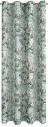 Eurofirany Gracja sötétítő függöny magnólia virágokkal Menta/krémszín 140x250 cm (409809)