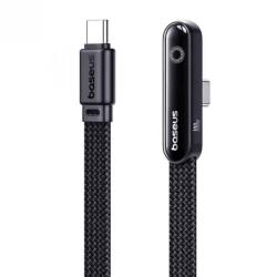Baseus Cablu USB type C drept/unghi 100W 1m brodat Negru, Baseus P10382500121-01 (P10382500121-01)