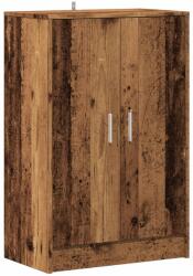 vidaXL antik fa színű szerelt fa cipősszekrény 60 x 35 x 92 cm (856698) (856698)