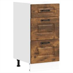 vidaXL Konyhai alapszekrény Kalmar füstölt tölgy műfa (854245) (854245)