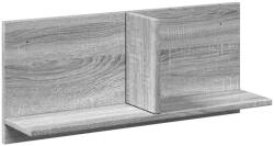 vidaXL szürke sonoma színű szerelt fa faliszekrény 70 x 16, 5 x 30 cm (854855) (854855)
