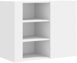 vidaXL fehér szerelt fa faliszekrény 75 x 35 x 60 cm (848423) (848423)