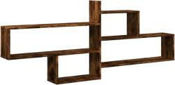 vidaXL füstös tölgy színű szerelt fa fali polc 167, 5 x 18 x 68 cm (853321) (853321)