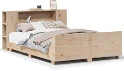 vidaXL tömör fenyőfa ágy matrac nélkül 140 x 190 cm (3323656) (3323656)