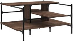 vidaXL barna tölgyszínű műfa dohányzóasztal 100x100x48, 5 cm (842315) (842315)