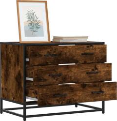 vidaXL füstös tölgy szerelt fa fiókos szekrény 70x41x56 cm (849076) (849076)