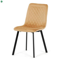  Étkezőszék, sárga, bársony szövet, DCL-973 YEL4