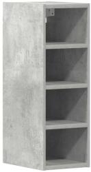 vidaXL betonszürke szerelt fa függő szekrény 20x29, 5x60 cm (854160) (854160)
