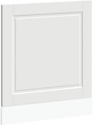 vidaXL mosogatógép panel Porto fehér 60x1, 5x67 cm mérnöki fa (854137) (854137)