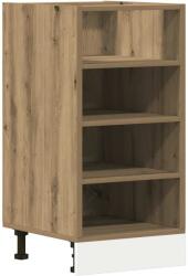 vidaXL kézműves tölgy színű szerelt fa alsószekrény 40x44, 5x81, 5 cm (854210) (854210)