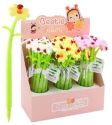 Junior Beetle napló alakú zselés toll 0, 5 mm - kék tollbetét (mix / 1 db ár)