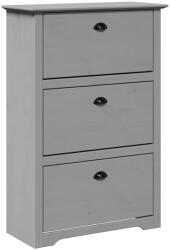 vidaXL cipőállvány "BODO" Szürke 80x35x118 cm (4016883) (4016883)