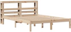 vidaXL tömör fenyőfa ágykeret ágy matrac nélkül 120 x 200 cm (3305720) (3305720)