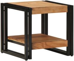 vidaXL Kávézóasztal 40x50x38 cm Tömör Akácfa (4102725) (4102725)