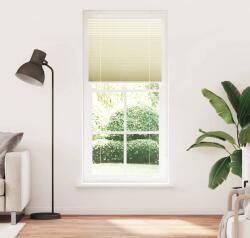 vidaXL pliszírozott redőny krém 85x200 cm szövetszélesség 84, 4 cm (4015310) (4015310)