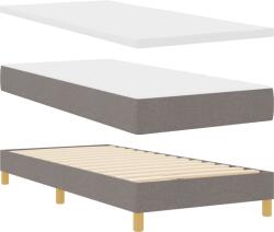 vidaXL Boxspring Ágy Matrac Készlettel Barna - 80x200 cm (3340182) (3340182)