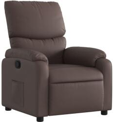 vidaXL barna műbőr dönthető fotel (373436) (373436)