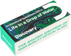 Levenhuk Discovery Prof DPS 5 mikropreparátum mintakészlet. „Élet egy csepp vízben (L-78412)