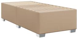 vidaXL cappuccino színű műbőr ágykeret 80 x 200 cm (3284535) (3284535)