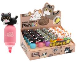 Junior Running Cats szövegkiemelő (6 szín keveréke / 1 db ára)