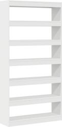 vidaXL Fehér könyvespolc Fehér Szerelt fa 100 x 30 x 198 cm Polc (3333924) (3333924)