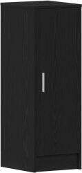 vidaXL Cipőszekrény Fekete Tölgy 32x35x92 cm Mérnöki Fa (862685) (862685)