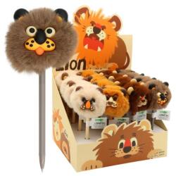 Junior Oroszlán PomPom zselés toll 0, 5 mm - kék tollbetét (mix / 1 db ára)