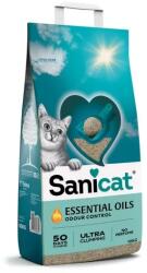Sanicat macskaalom ESSENTIAL OILS Unscentented white - illatmentes 10kg