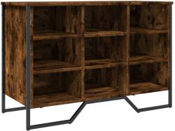 vidaXL füstös tölgy színű szerelt fa cipőszekrény 90 x 38 x 61, 5 cm (848646) (848646)