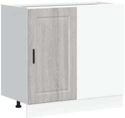 vidaXL Porto szürke sonoma színű szerelt fa konyhai alapszekrény (854304) (854304)