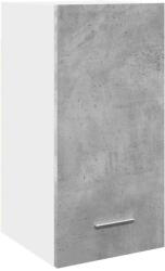 vidaXL betonszürke szerelt fa függő szekrény 30 x 31 x 60 cm (856100) (856100)