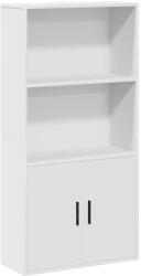 vidaXL fehér szerelt fa könyvespolc 60x24x120 cm (860418) (860418)