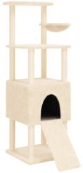 vidaXL krémszínű macskabútor szizál kaparófákkal 153 cm (172115) (172115)