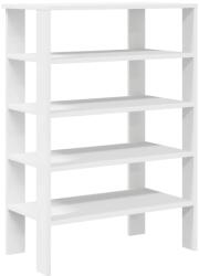 vidaXL fehér szerelt fa cipőtároló szekrény 61x32x87, 5 cm (859851) (859851)
