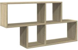 vidaXL sonoma tölgy színű szerelt fa fali polc 100 x 20 x 53 cm (848019) (848019)