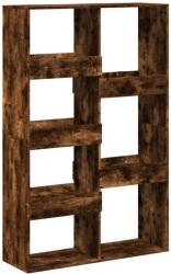 vidaXL füstös tölgy színű szerelt fa könyvespolc 100 x 33 x 155, 5 cm (3309397) (3309397)