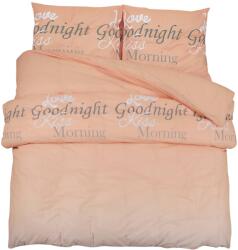 vidaXL rózsaszín pamut ágyneműhuzat-garnitúra 225 x 220 cm (136520) (136520)