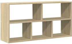 vidaXL sonoma tölgy színű szerelt fa fali polc 100 x 25 x 50 cm (853274) (853274)