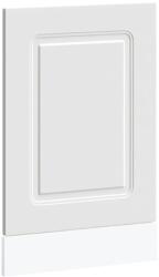 vidaXL mosogatógép panel Kalmar fehér 45x1, 5x67 cm mérnöki fa (853647) (853647)