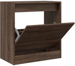 vidaXL barna tölgyszínű szerelt fa cipősszekrény 60 x 34 x 63, 5 cm (839944) (839944)