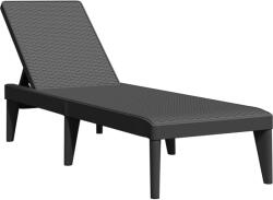 vidaXL antracitszürke PP napozóágy 186 x 60 x 29 cm (364219) (364219)