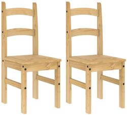 vidaXL 2 db tömör fenyőfa étkezőszék 40x46x99 cm (4005726) (4005726)