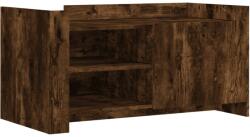 vidaXL füstös tölgy színű szerelt fa dohányzóasztal 100 x 50 x 50 cm (848364) (848364)