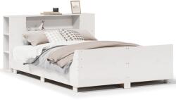 vidaXL fehér tömör fenyőfa ágy matrac nélkül 120 x 190 cm (3323663) (3323663)
