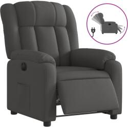 vidaXL sötétszürke szövet elektromos dönthető fotel (3205293) (3205293)