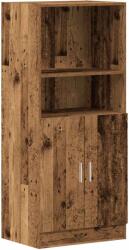 vidaXL antik fa színű szerelt fa konyhaszekrény 57x41, 5x131, 5 cm (860128) (860128)