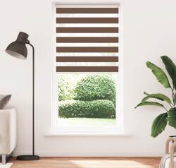 vidaXL pliszírozott redőny világosszürke 105x200 cm Szövetszélesség (4015365) (4015365)