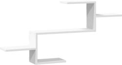 vidaXL fehér forgácslap fali polc 104 x 15 x 49 cm (853200) (853200)